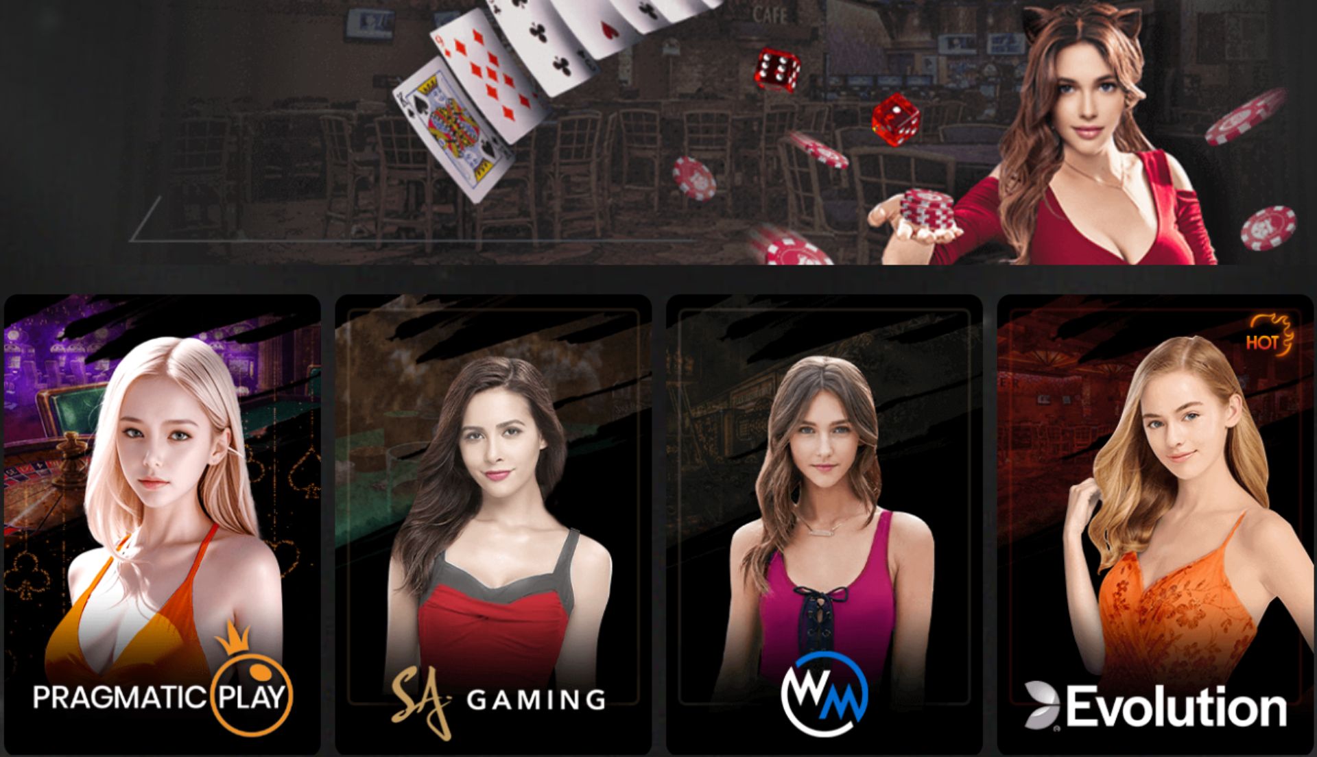 4 Types of Live Casino Available at Lucky Cola Online Casino