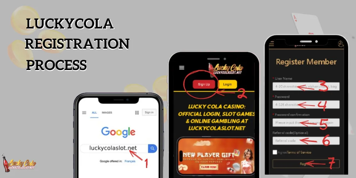 Lucky Cola Registration Step by Step