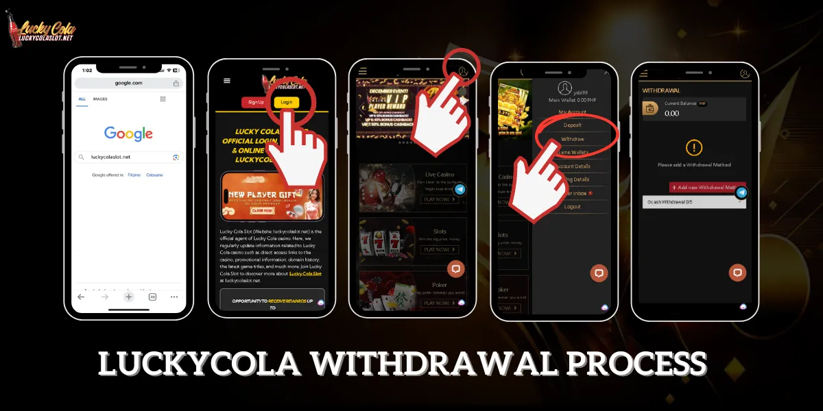 Luckycola Withdrawal Process